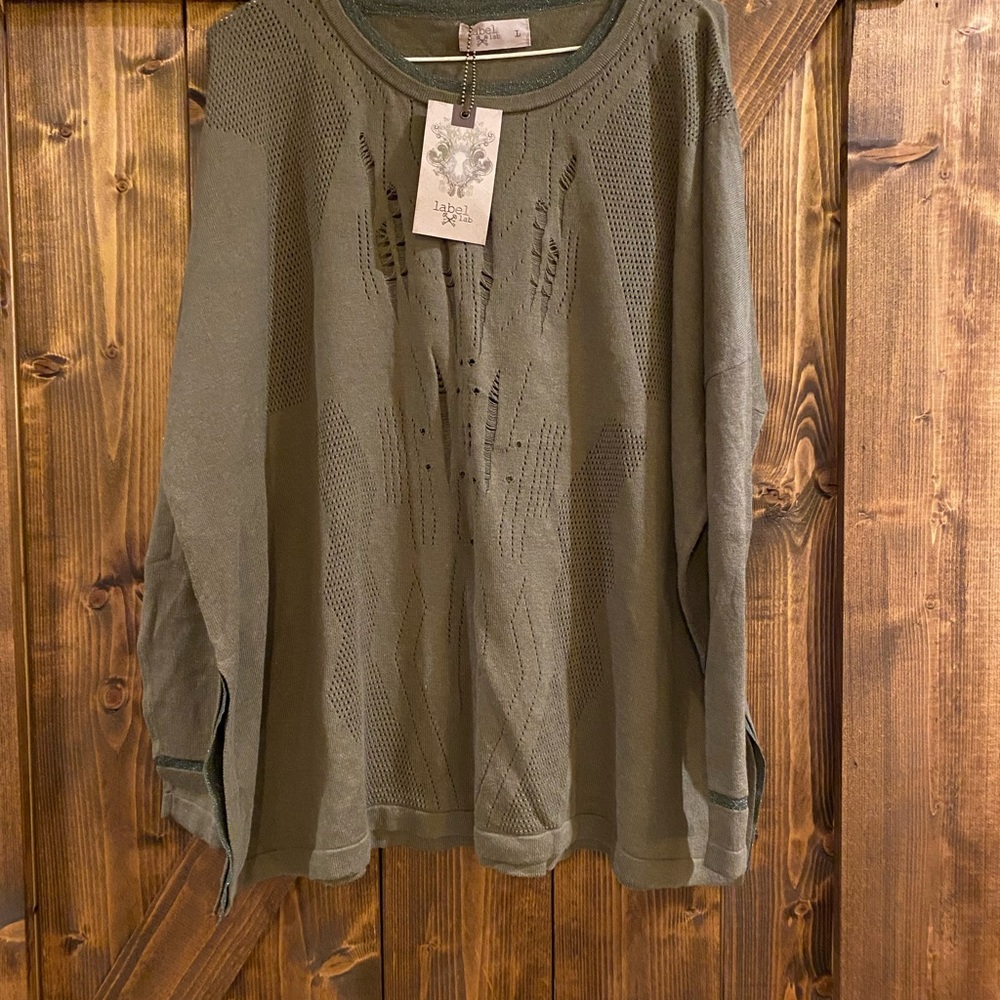 Label Lab Sweater, NWT, women’s size L